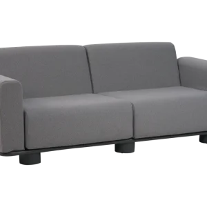 Top-Preis 2,5 Sitzer Gartensofa Lounge Sofa Bolster Teddy grau